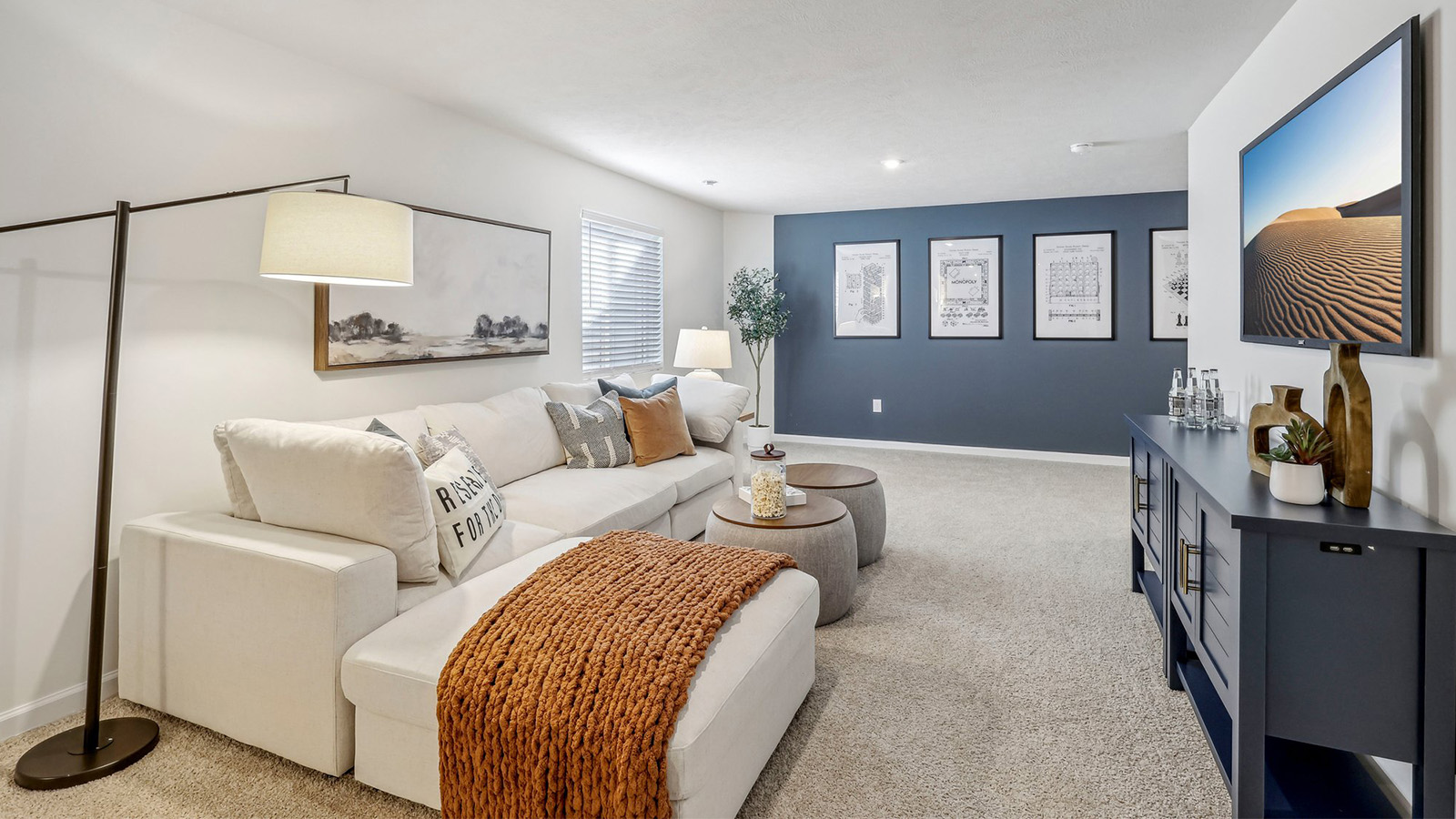 Finished basement