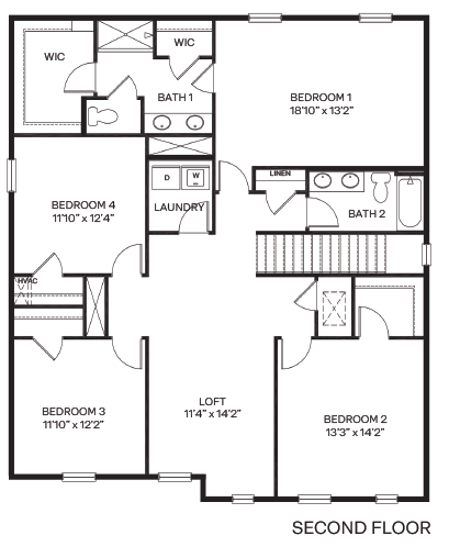 second floor