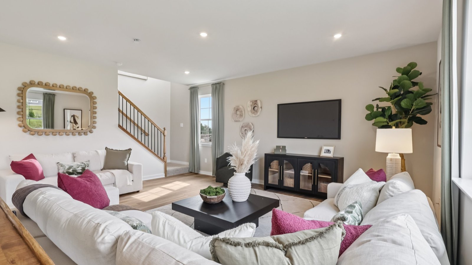 Hanover floorplan living room