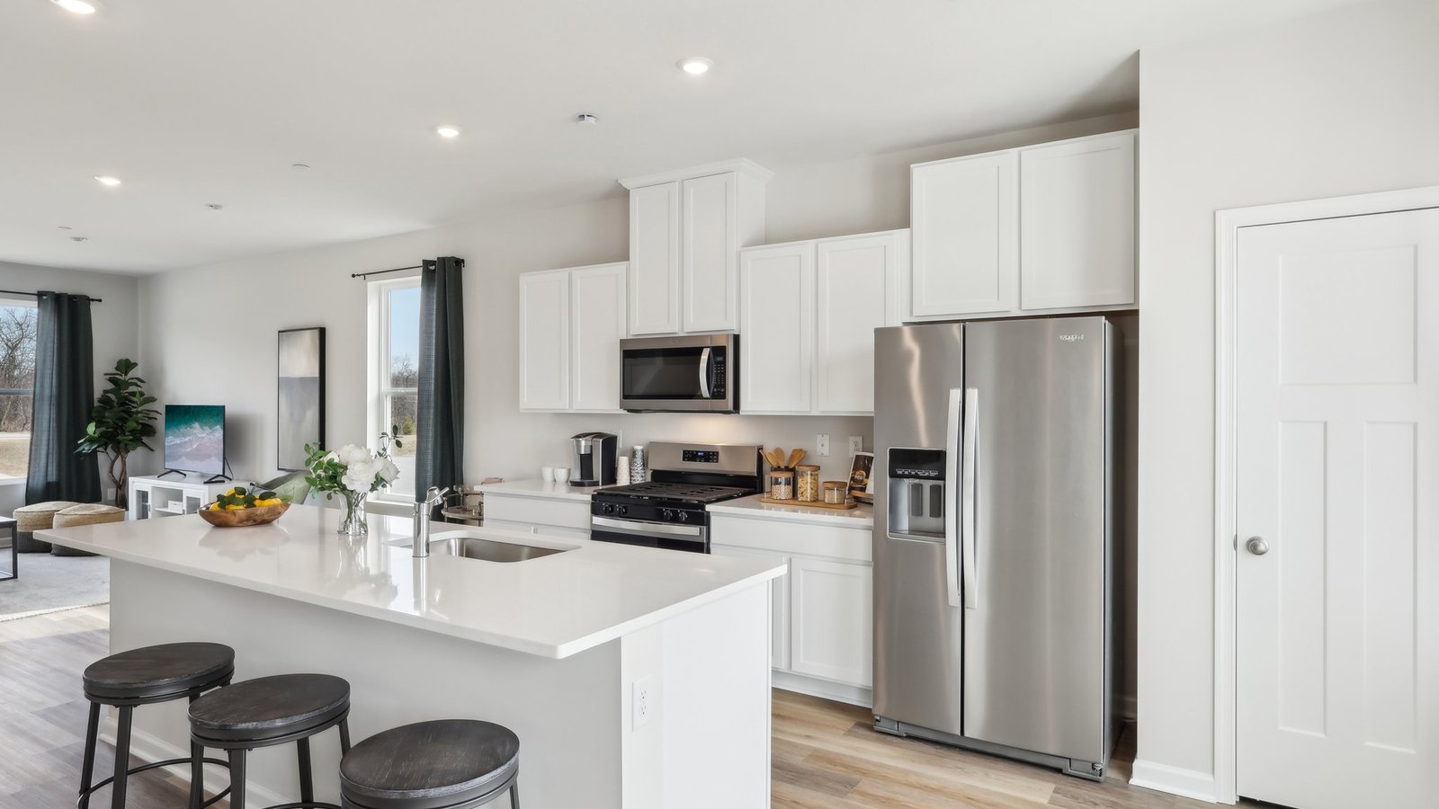 Kitchen with pantry