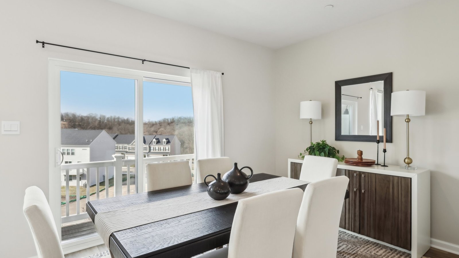Dining area off of kitchen