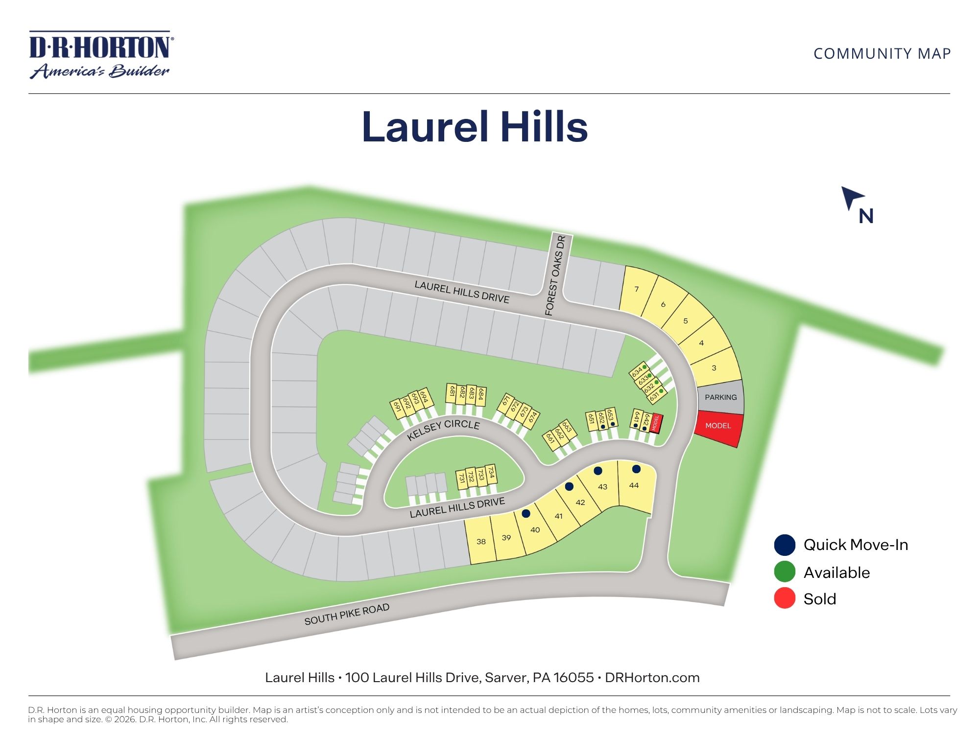 Static Lot Map