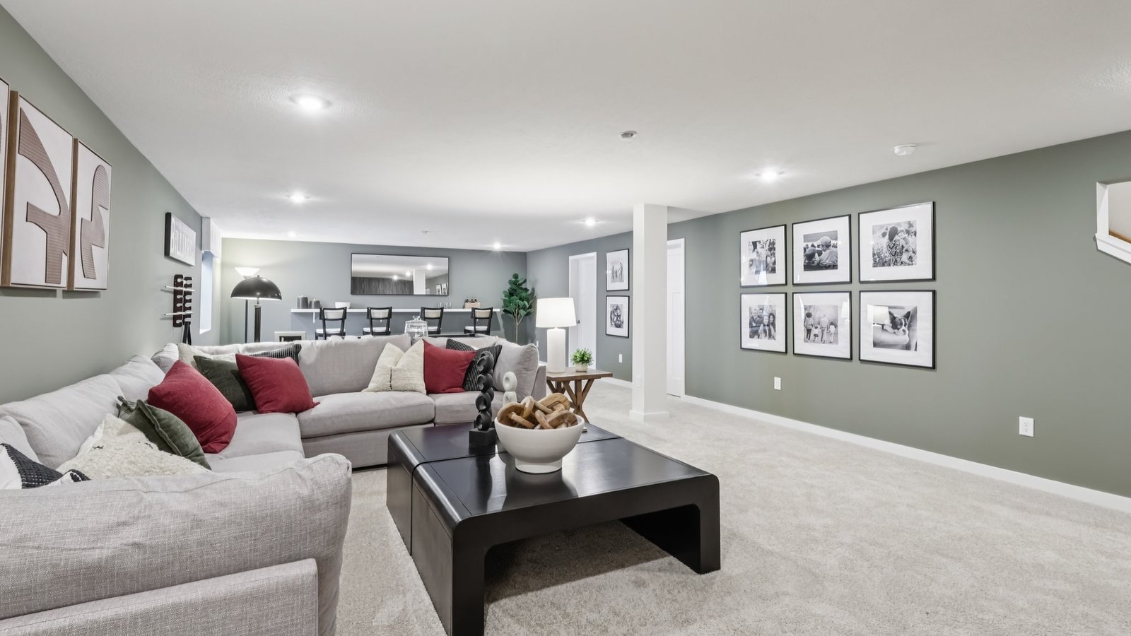 Hanover floorplan finished basement