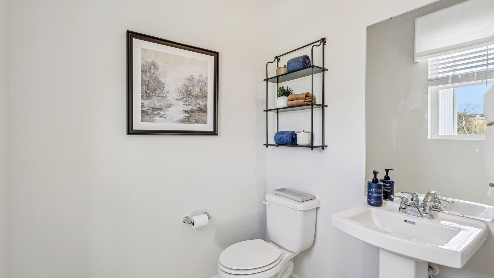 main level half bath