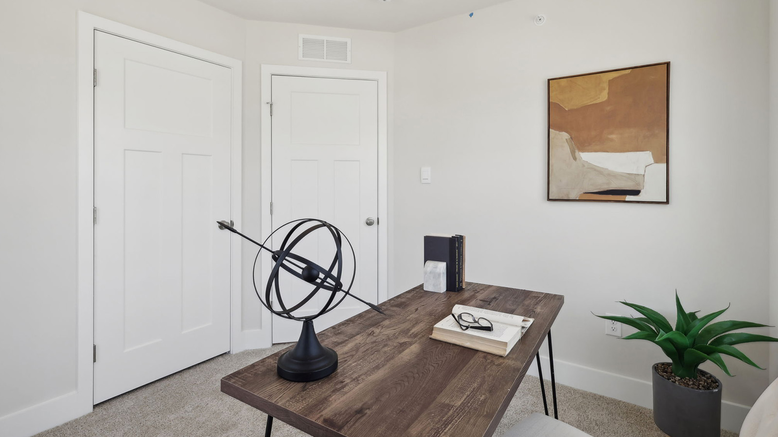 Secondary room shown as an office