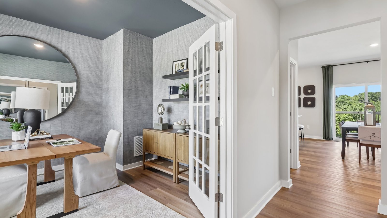 Home office off of entry way
