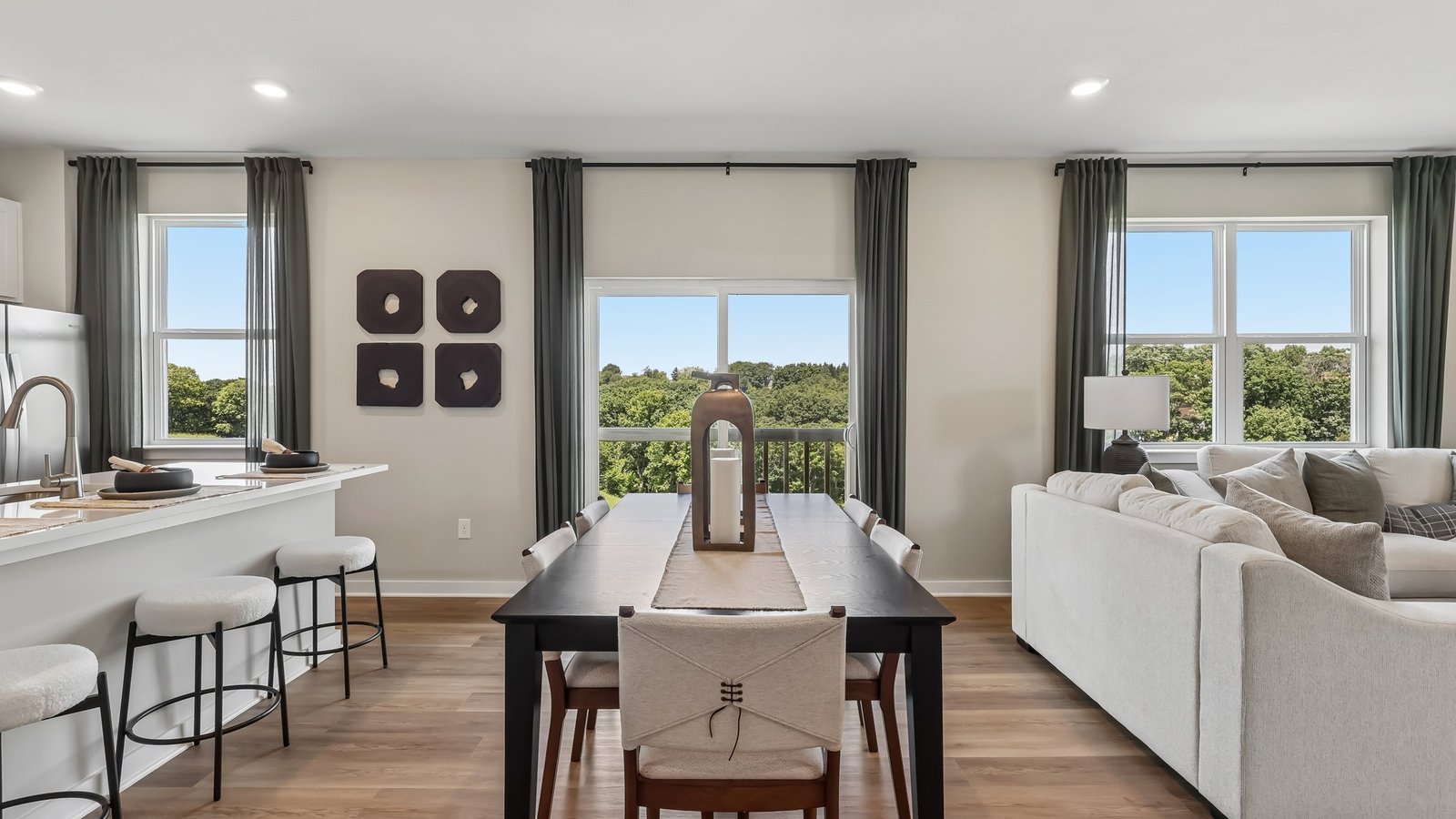 Casual dining space perfect for mornings