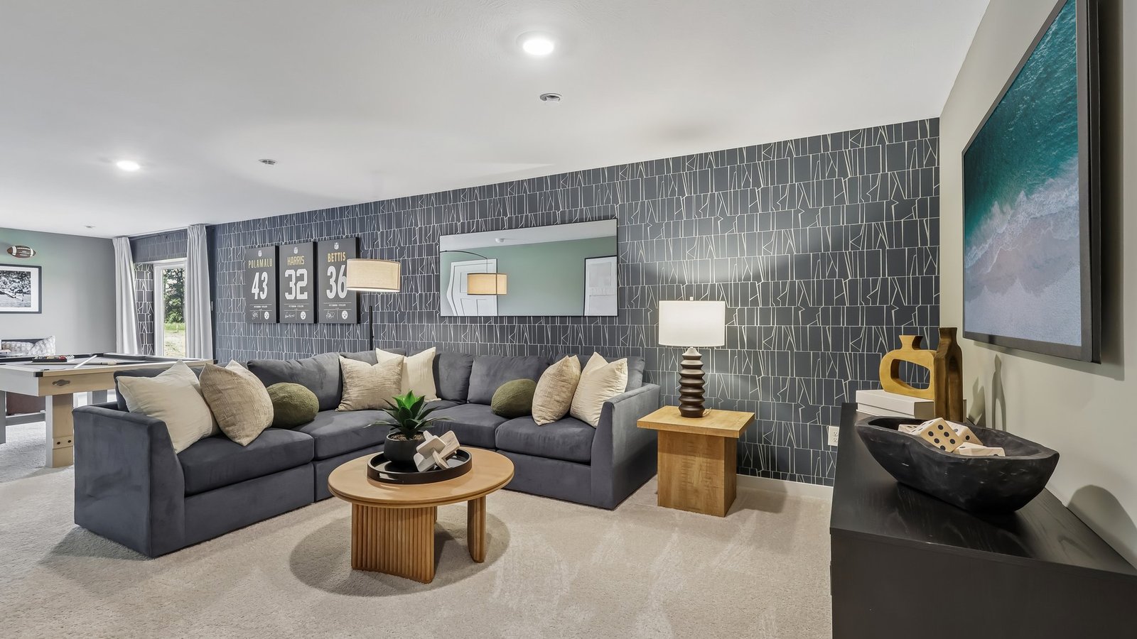 Finished basement