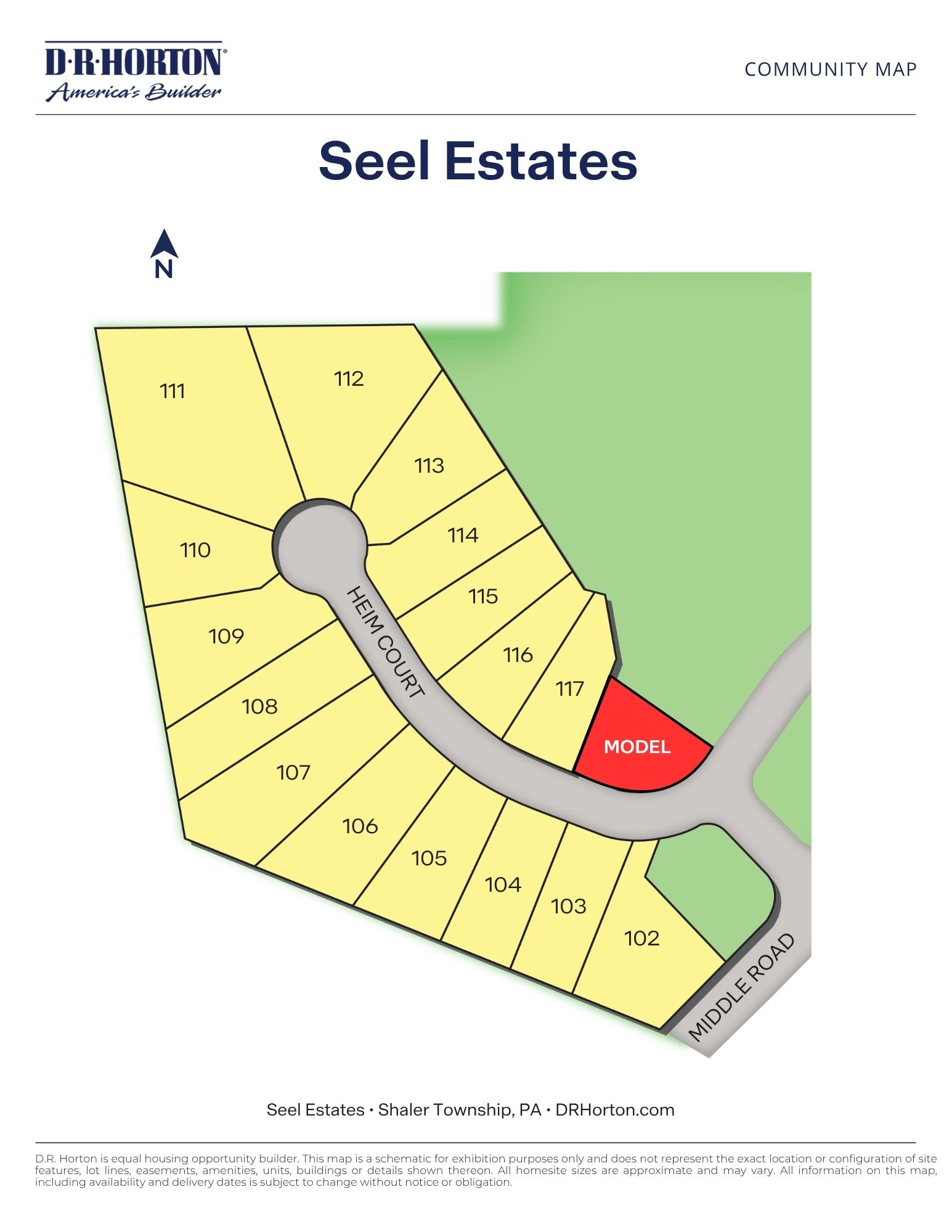 Static Lot Map
