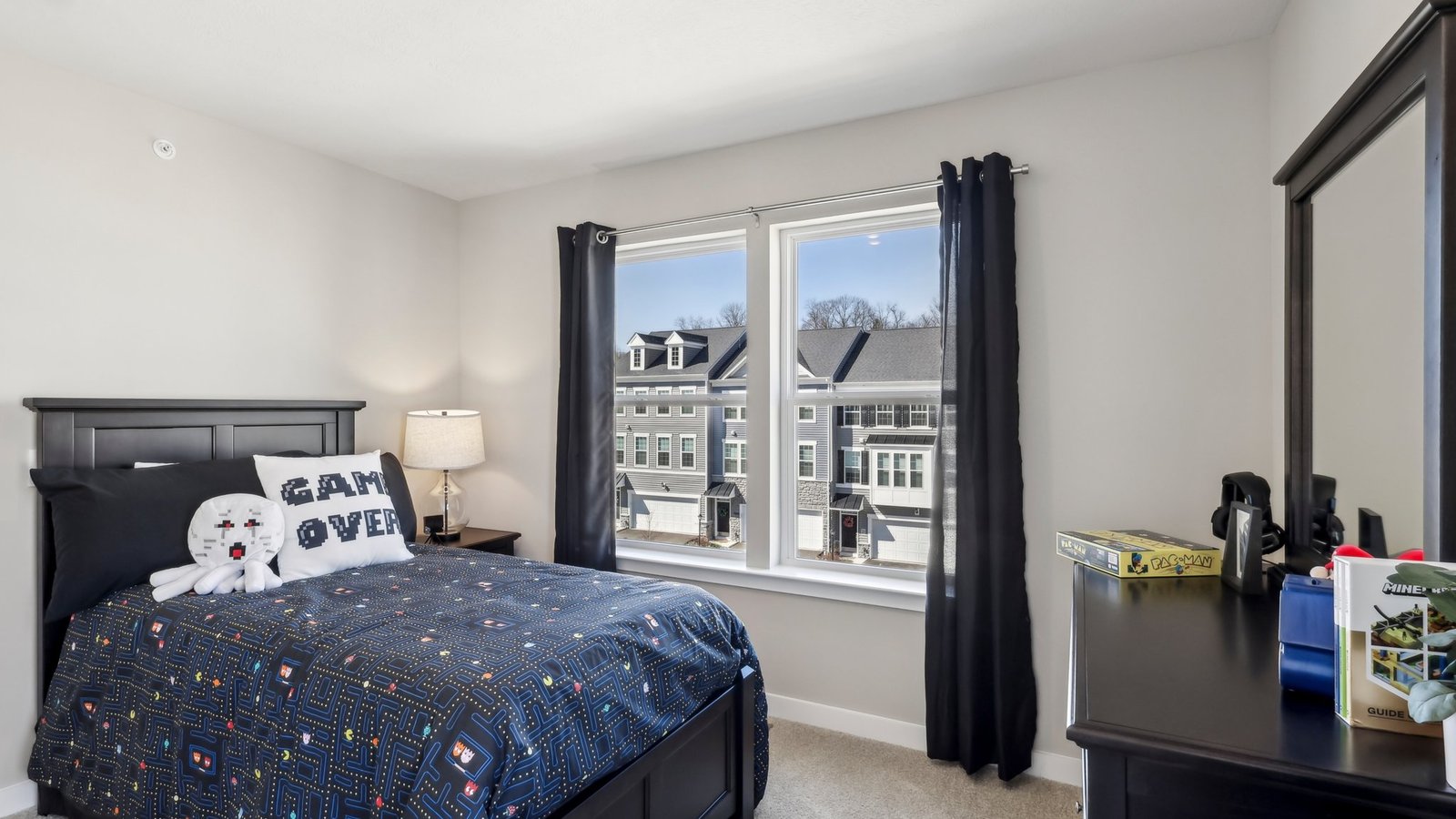 Second bedroom with large window