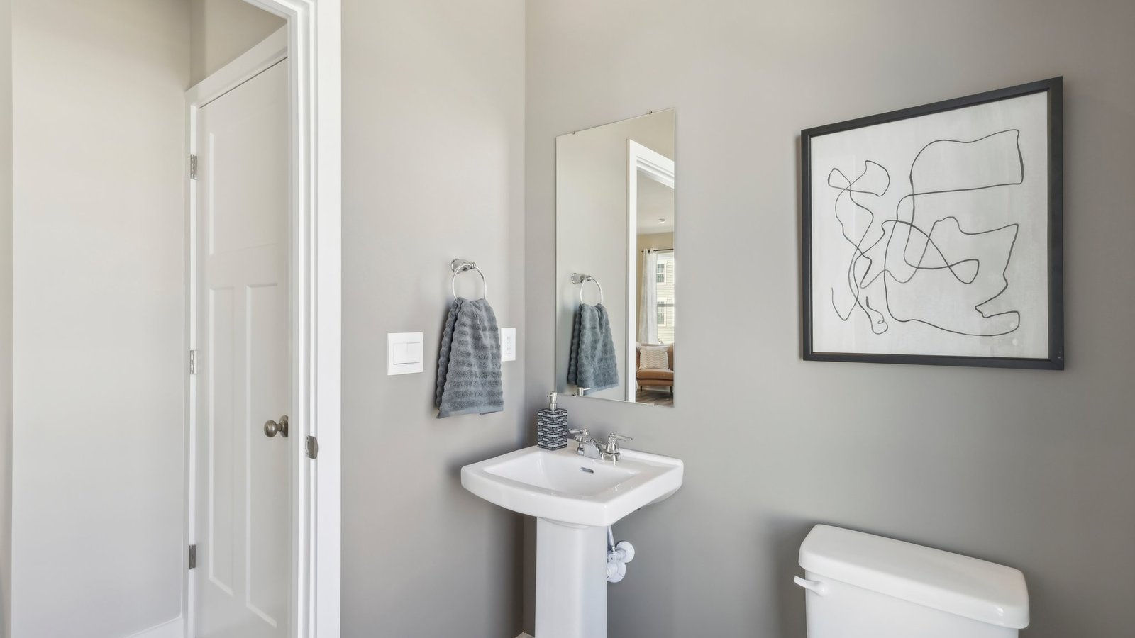 main level half bath