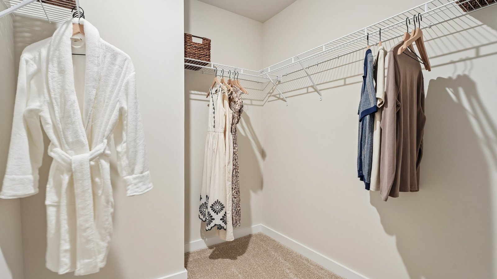 Primary walk-in closet