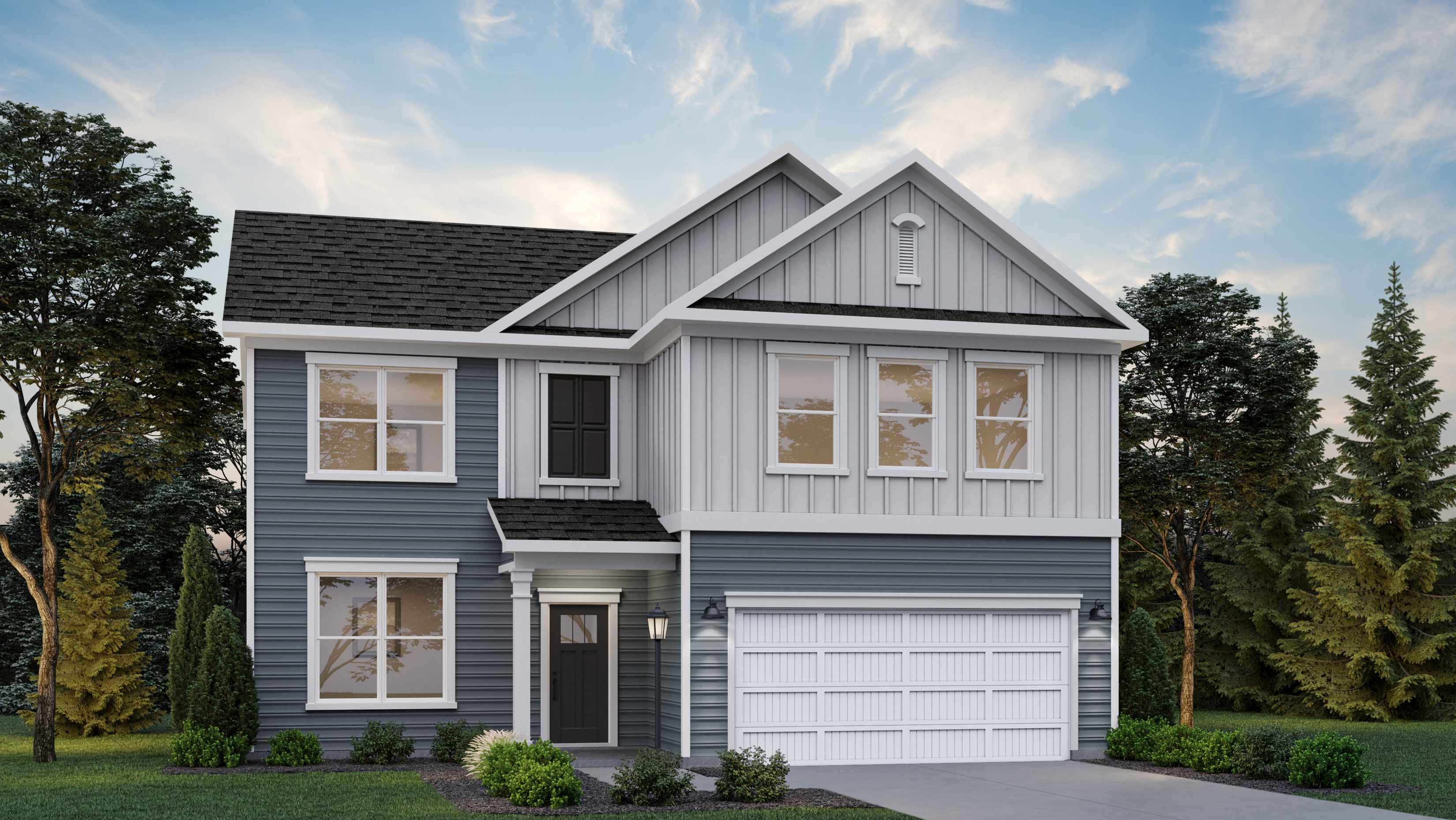 Hadley exterior rendering elevation A