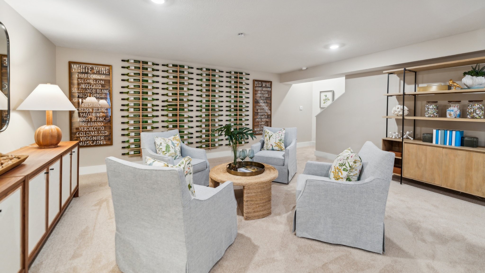 Finished lower level