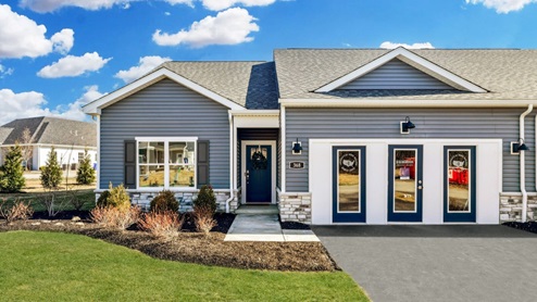 Exterior of Hamilton Duplex Model at Duffy Highlands