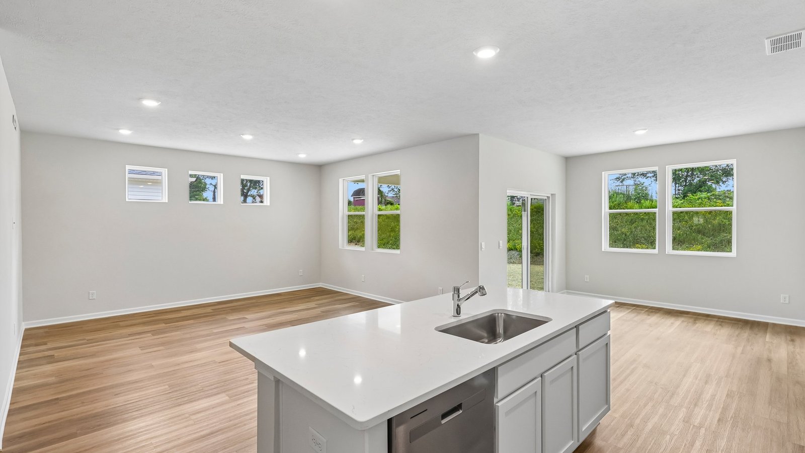 Open concept floorplan