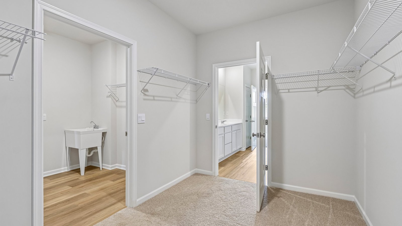 Primary walk-in closet