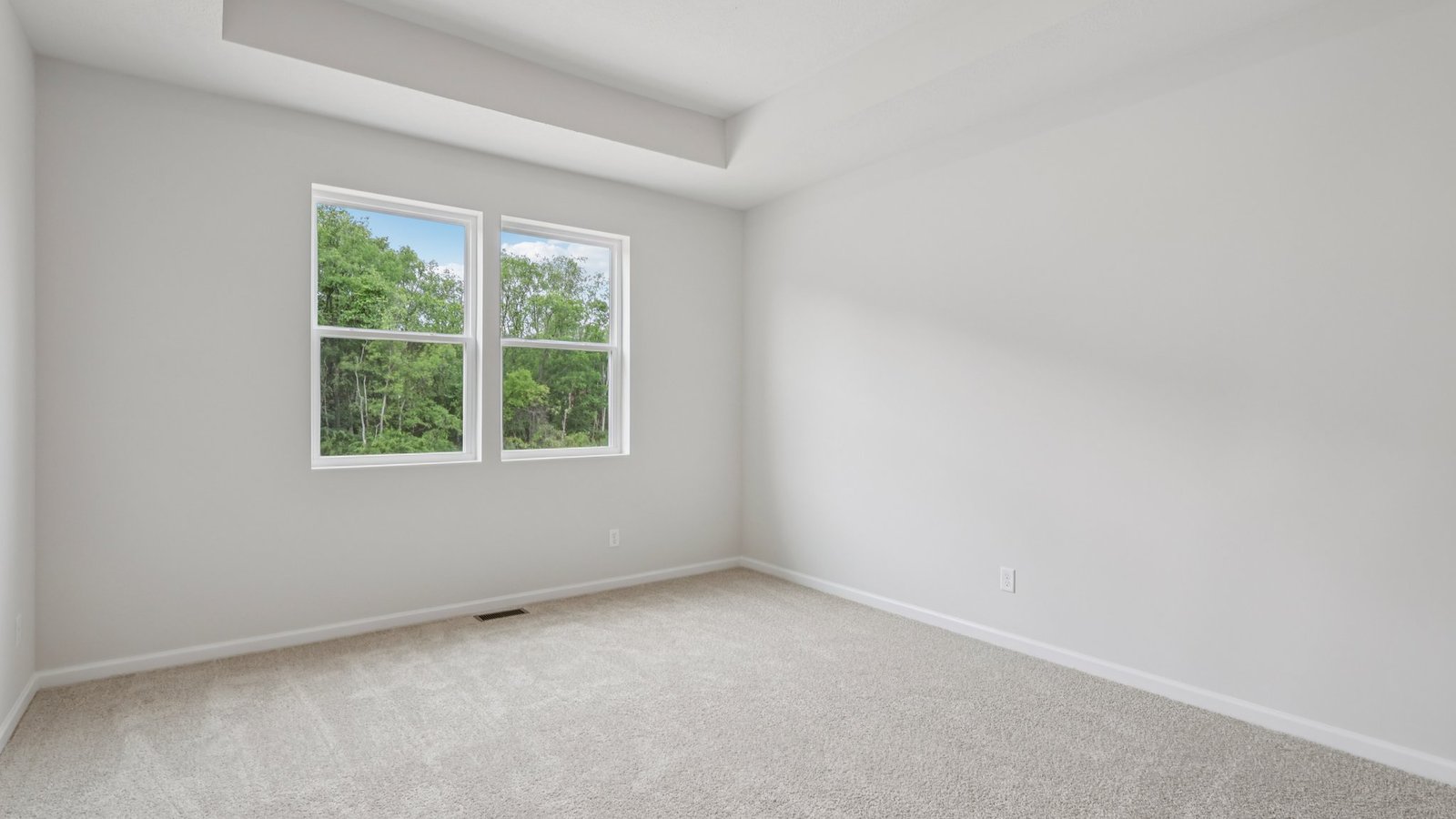 primary room with windows