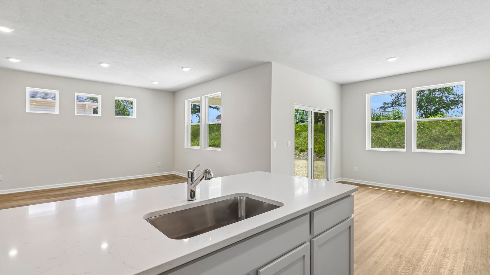 Open concept living area