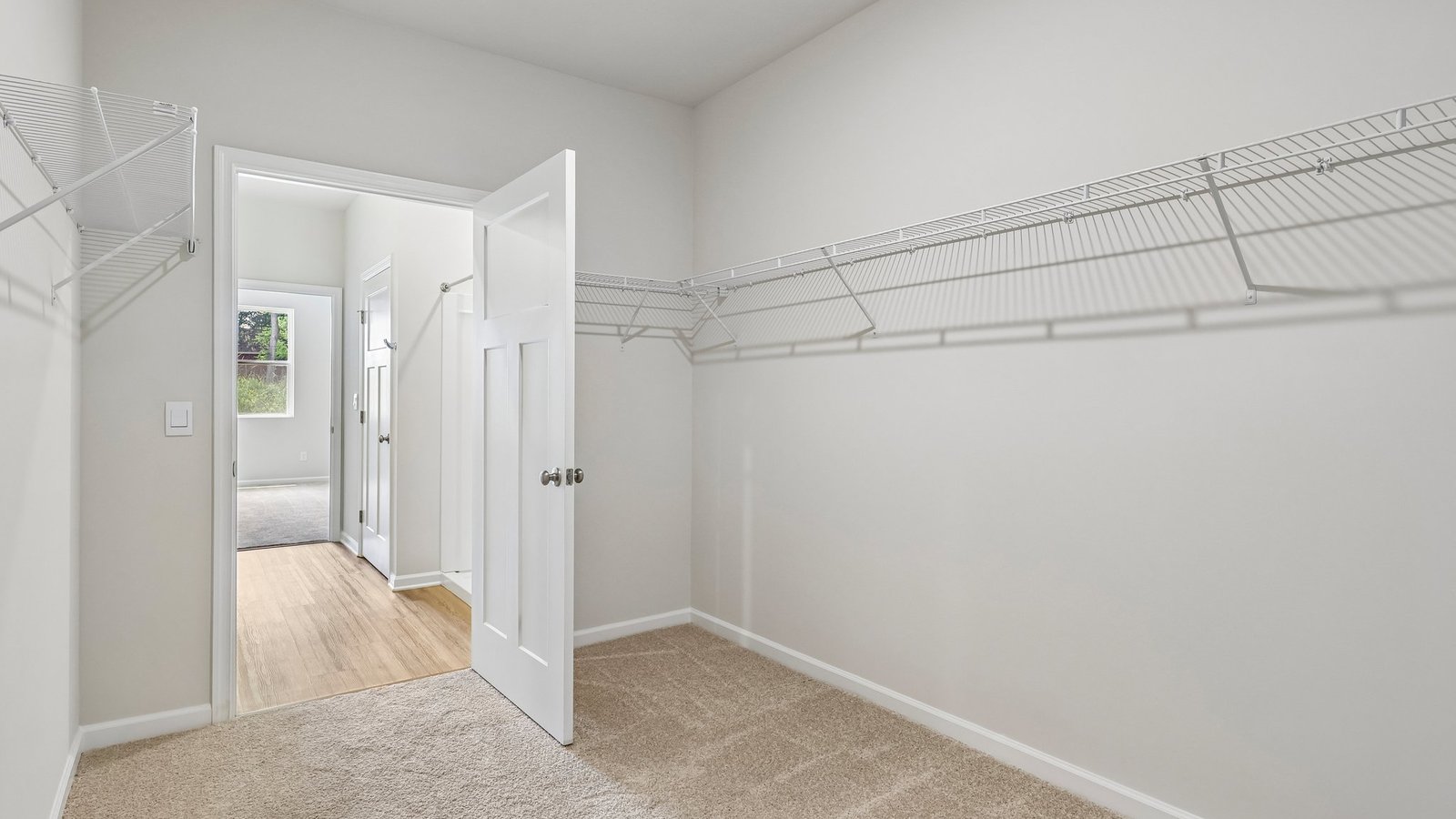 Primary walk-in closet