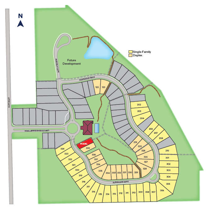 Static Lot Map