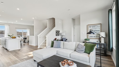 main level open living area