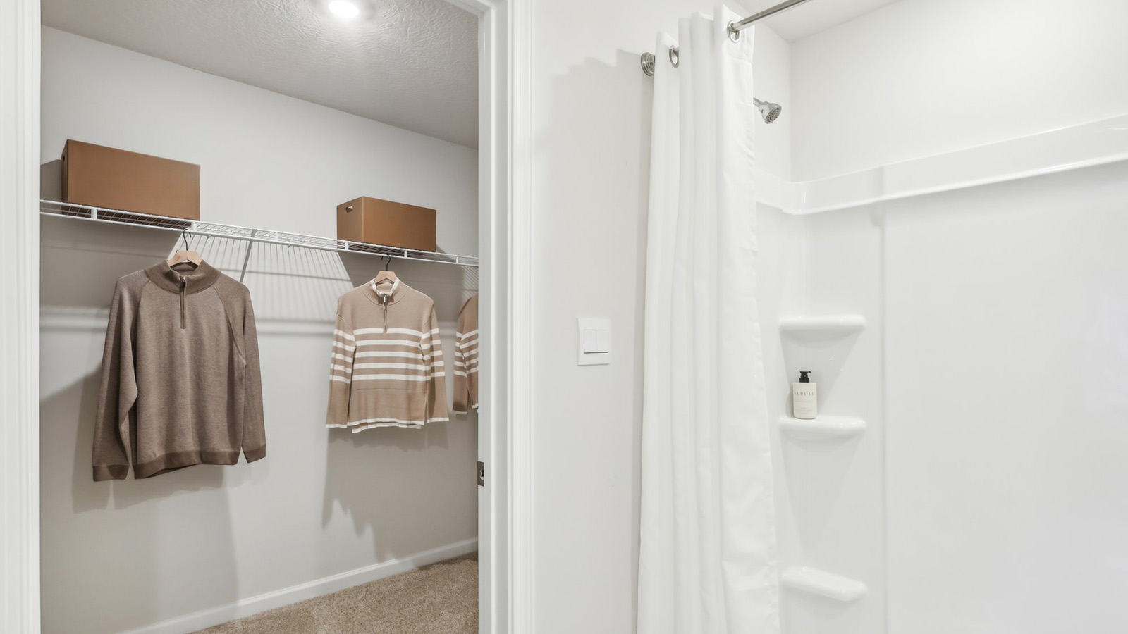 primary ensuite closet
