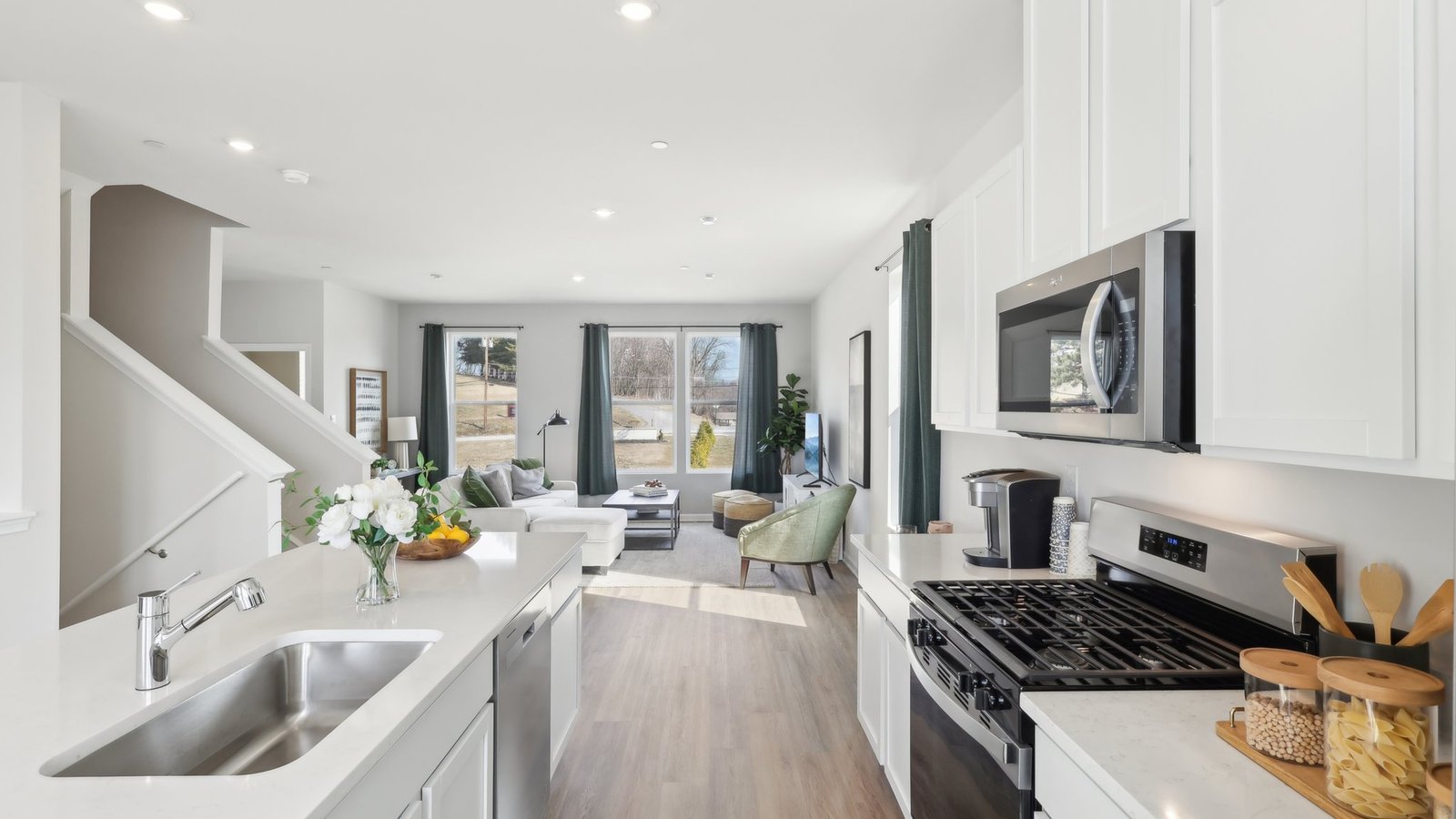 kitchen with stainless steel appliances