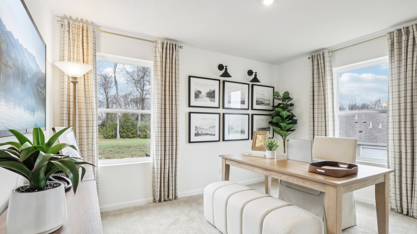 Crofton second room staged as an office