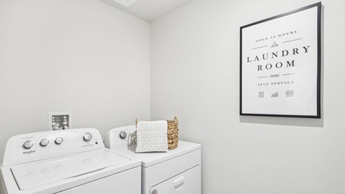 laundry room on second floor
