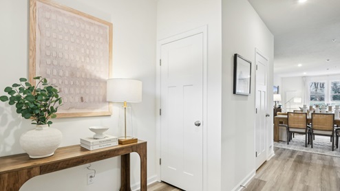 Entry way facing main living space