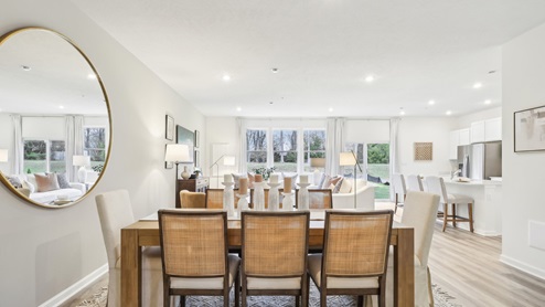 dining area on main floor