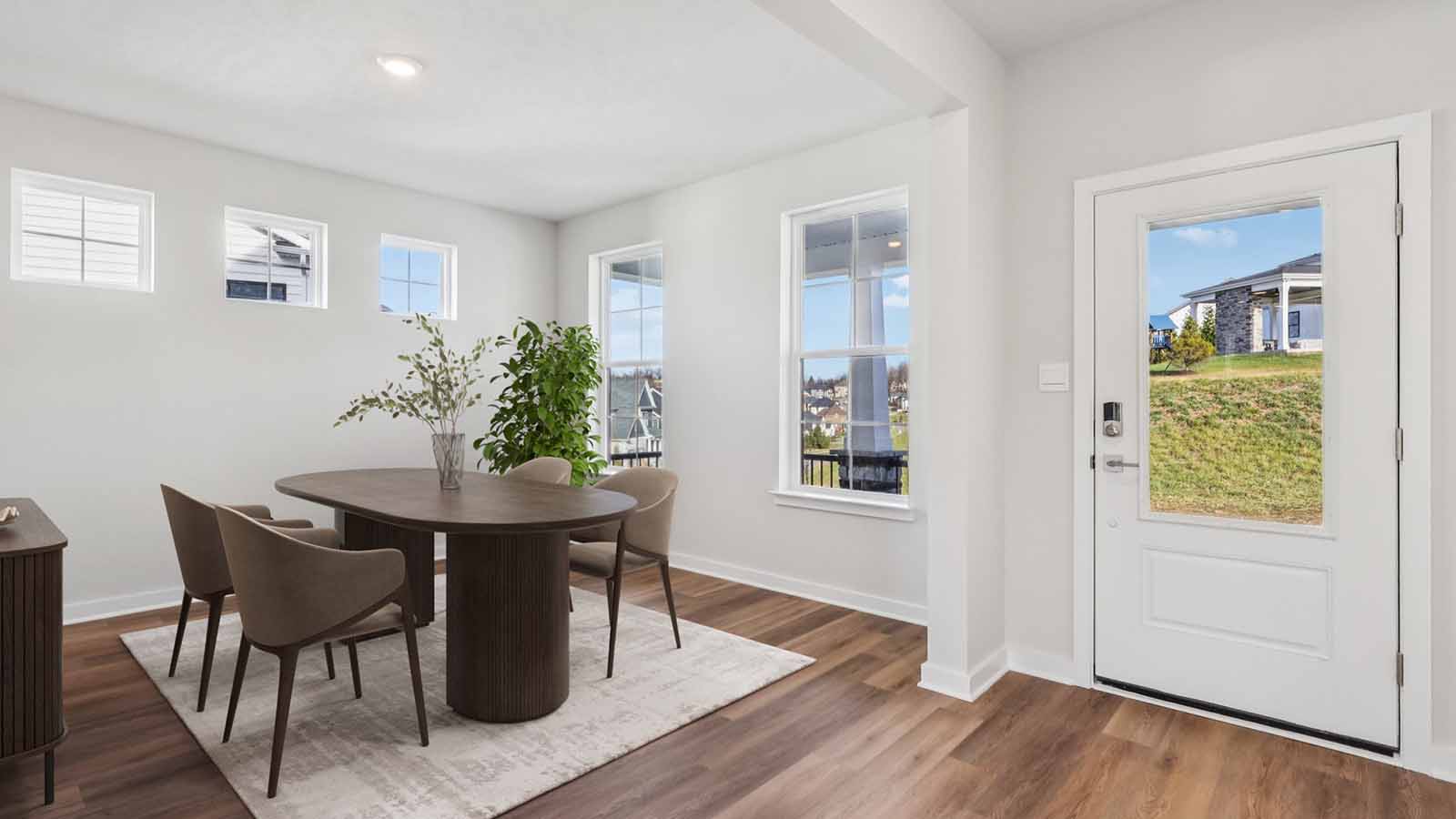 VS entry way and dining area