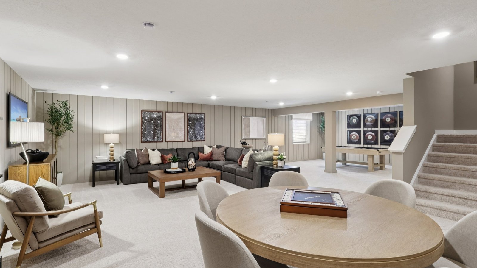Finished basement