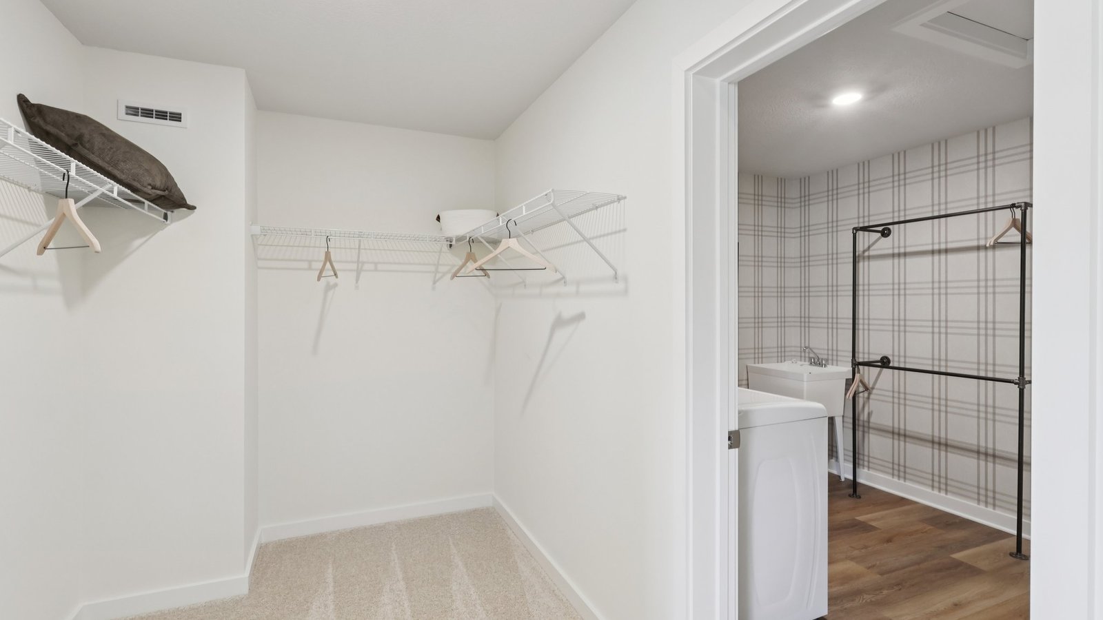 Primary walk-in closet