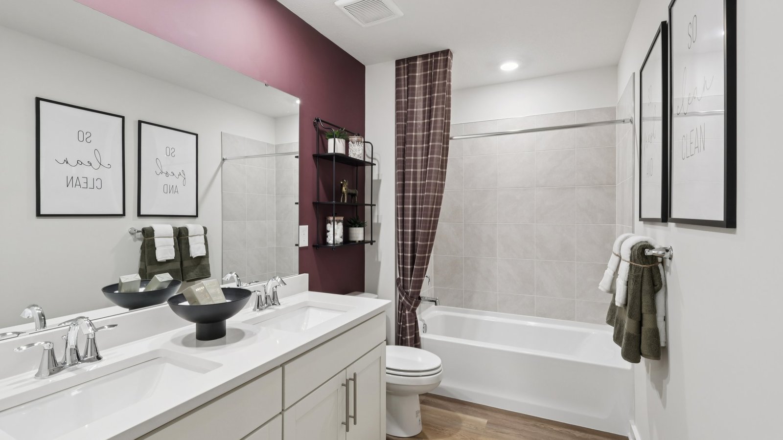 Secondary bathroom