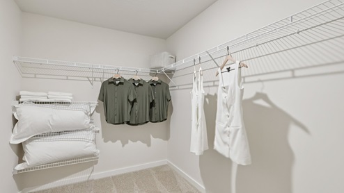 Primary walk-in closet