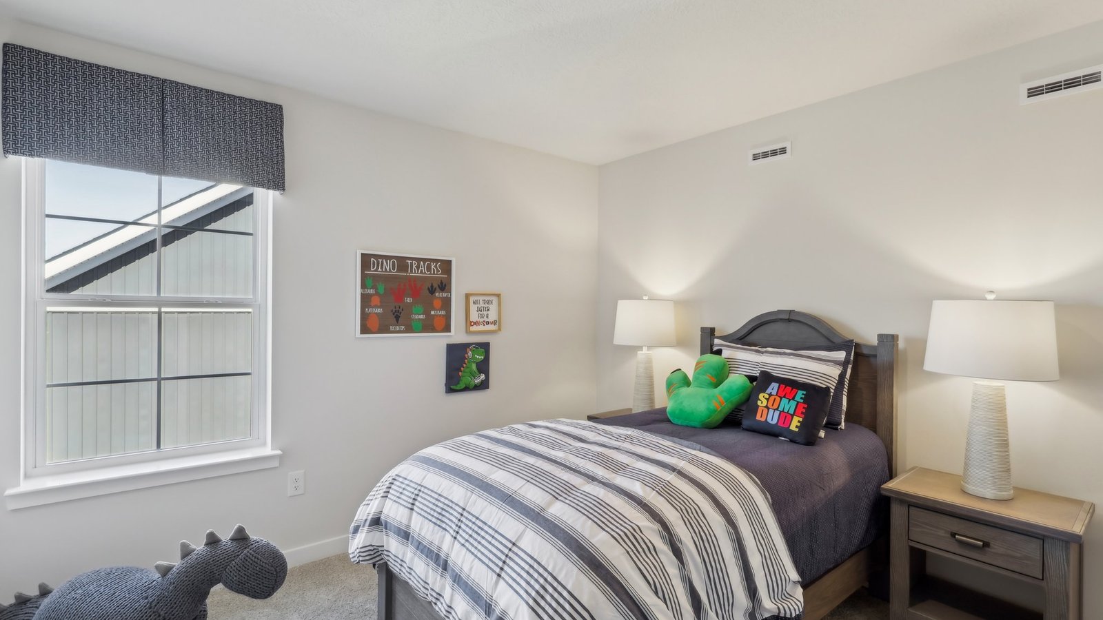 Smaller secondary bedroom with window