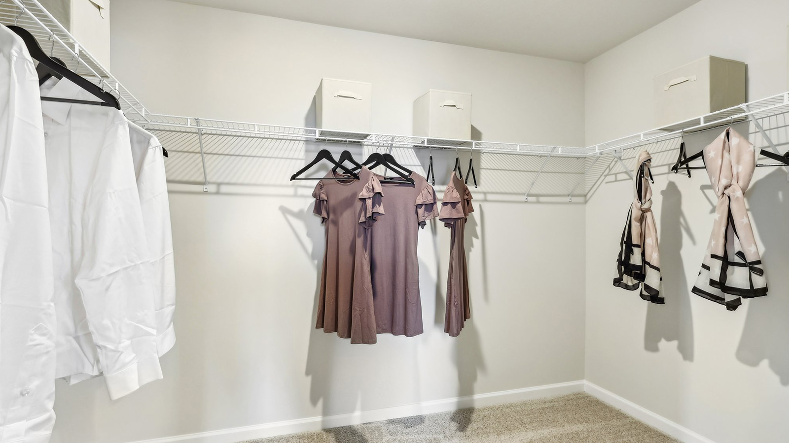 Primary walk-in closet