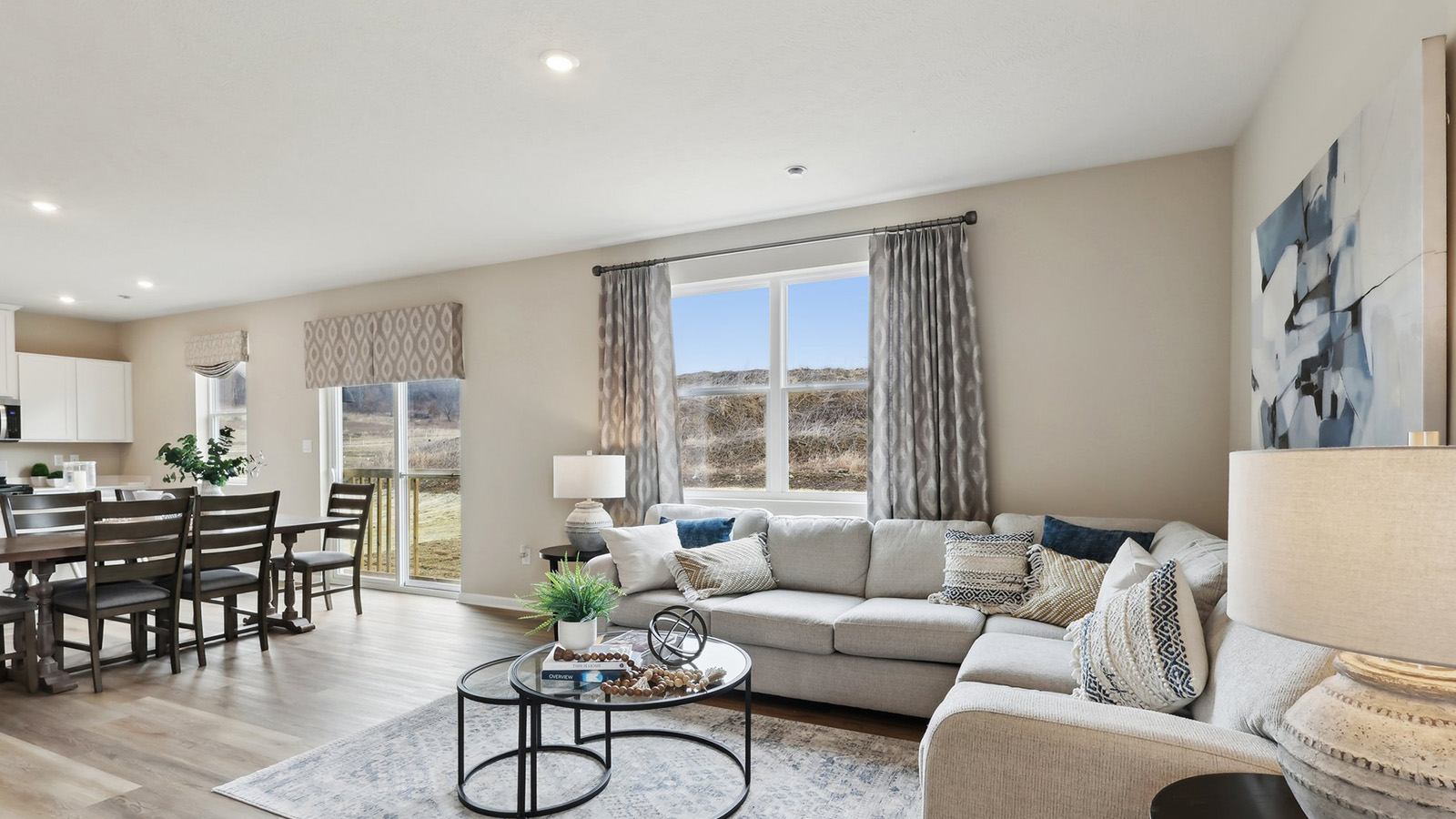 Living room with window