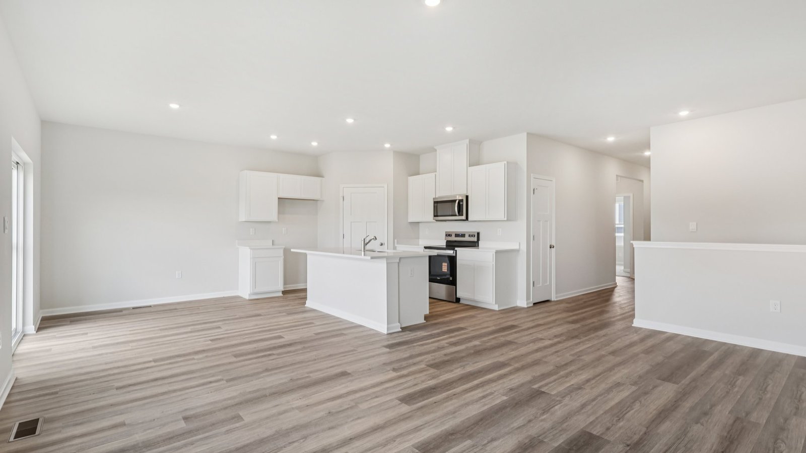 Open concept living area