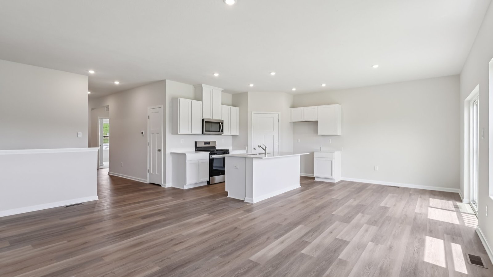 main level with optional basement