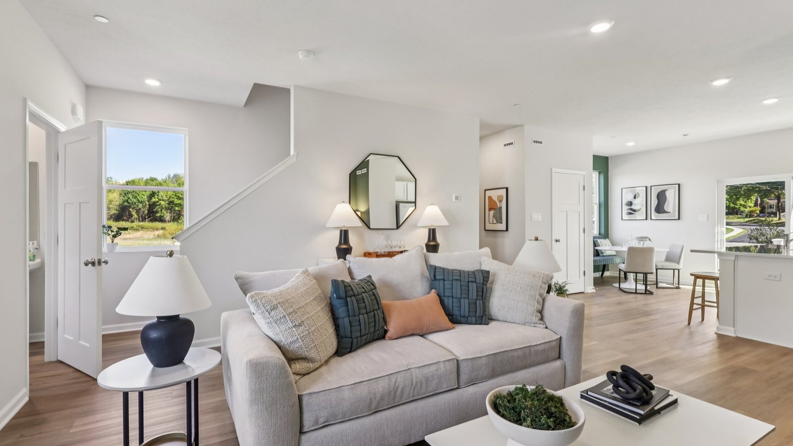 living area on main level