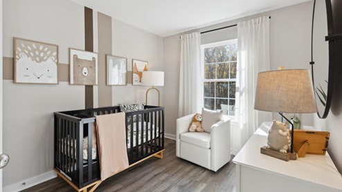 secondary bedroom with large window