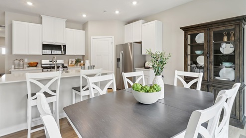 Dining area off of kitchen