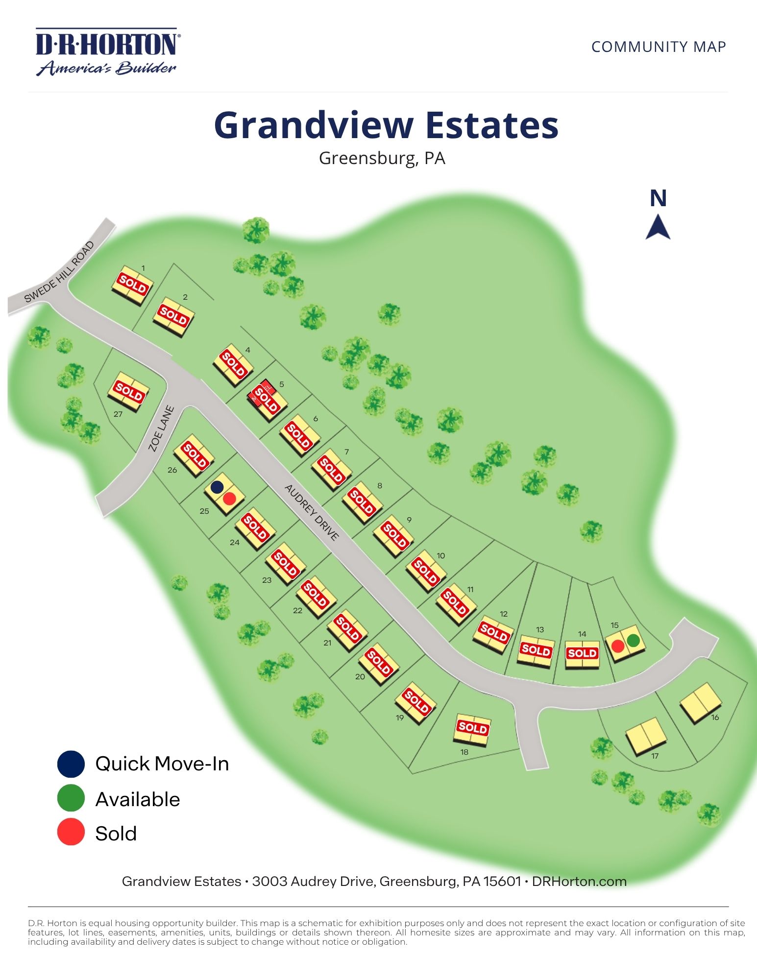 Static Lot Map