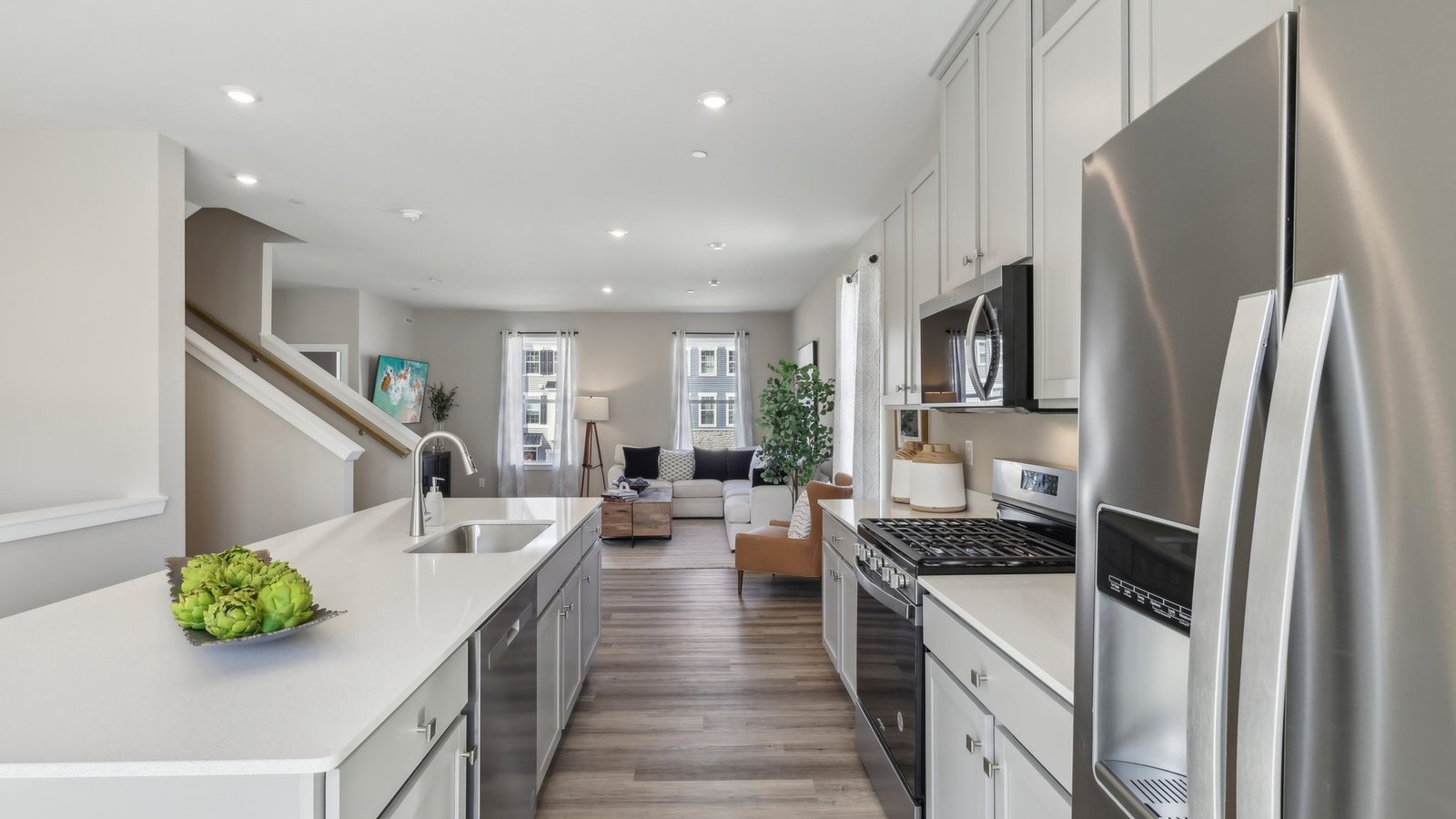kitchen with stainless steel appliances