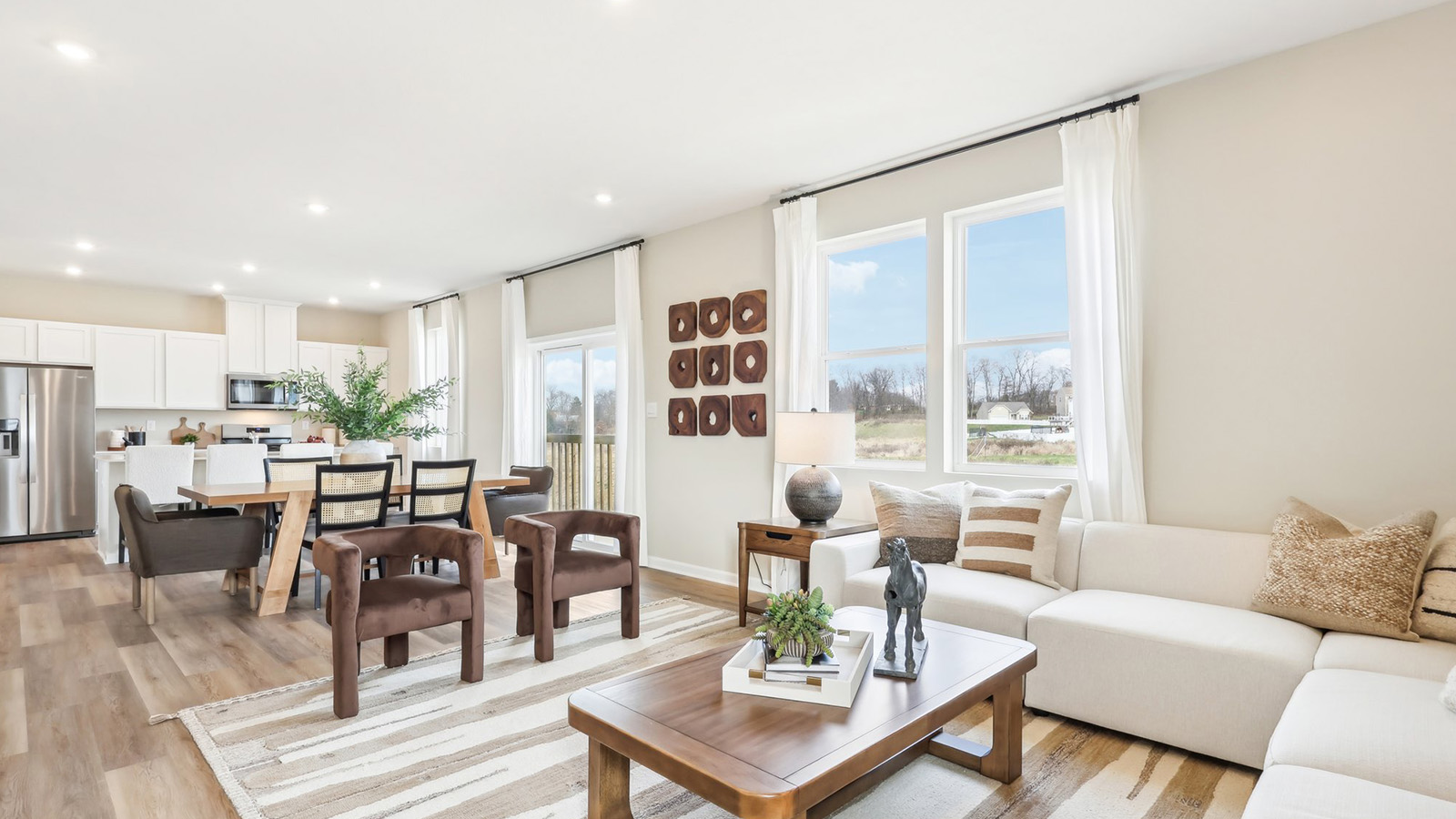 Open concept main level
