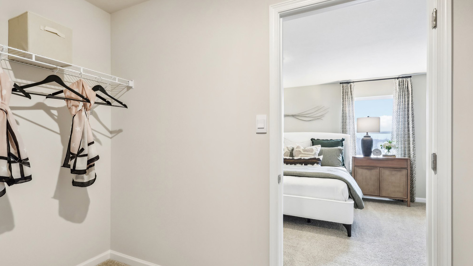 primary walk-in closet