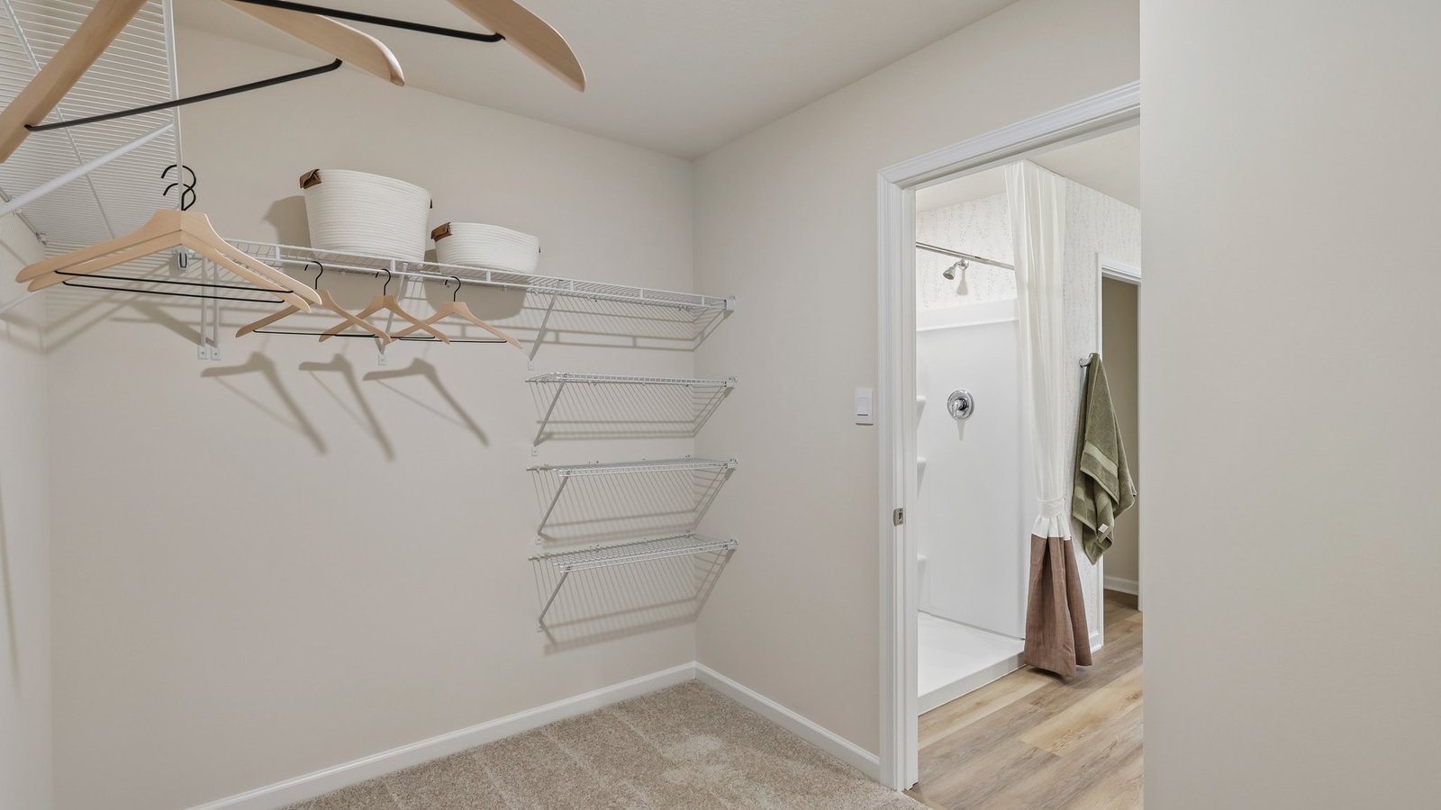 Primary walk-in closet